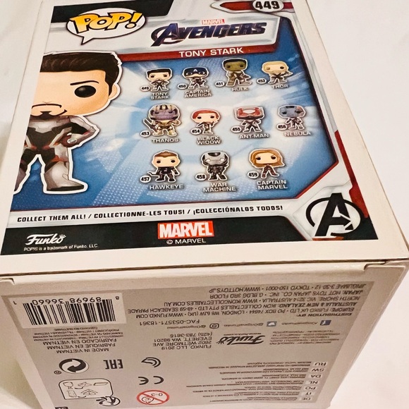 FUNKO POP Avengers Tony Stark 449. - Picture 3 of 3